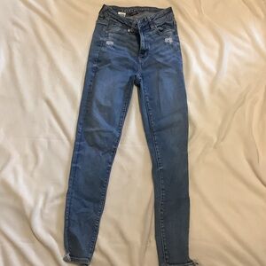 American Eagle Outfitters Women's Skinny Jeans - Classic Blue